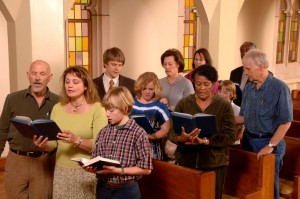 singing in church